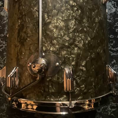 Rogers 16" x 16" Holiday Floor Tom 1957 - Black Diamond Pearl image 18
