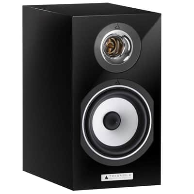 Triangle Esprit Titus Ez Hi-Fi Bookshelf Speakers, Black High Gloss, Pair image 1
