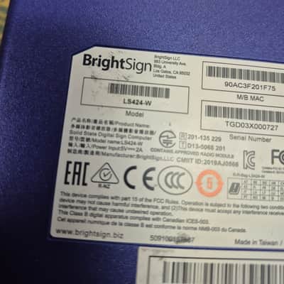 Brightsign Rockbot ls424 image 4