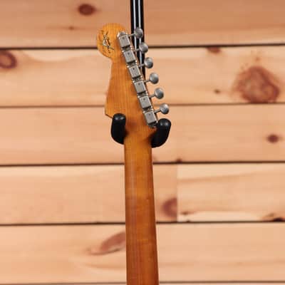 Fender Custom Shop Limited Roasted 1960 Dual Mag Stratocaster - Aged Black-CZ567439 image 10