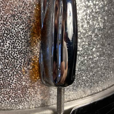 Slingerland - 14x5.5" Hollywood Ace Model Snare Drum, Refinished 1955-1959 - Sparkling Silver Pearl image 7