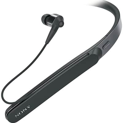 Sony WI1000X/B Noise Canceling Wireless Behind-Neck In Ear Headphones, Black image 4