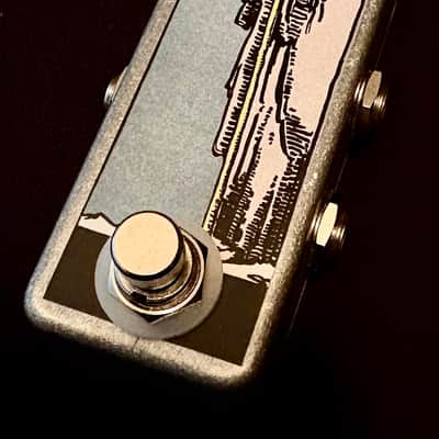 Saturnworks Reversed A/B Box Guitar Switch Pedal with LED & Hermit Graphic + Neutrik Jacks image 1