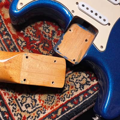ULTRA RARE 1978 Greco ORDER MADE (Racing Stripe + Blue Metallic Sparkle) SE-600 Super Sounds S-Style ... CUSTOM SHOP Maxon "EXCEL" (1962-1964 Pre-CBS REPLICA Single Coil CLONE pickups) + GIGBAG image 14