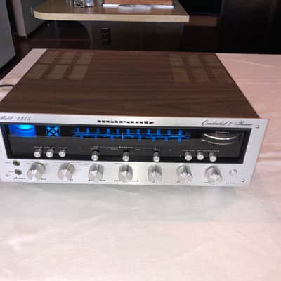 Stunning Rare 1973 Marantz 4415 Quadradial Receiver Silverface Quadraphonic Stereo Serviced & LED's image 2