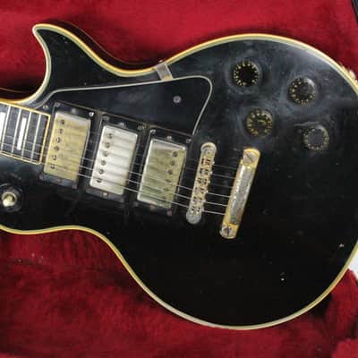 1979 Vintage Gibson Les Paul Custom 3-Pickup "Black Beauty" All Original Ebony 1970's OHSC Manual image 3