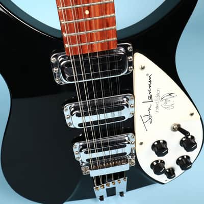 Rickenbacker 355JL Rare 12 string John Lennon Limited Black image 12
