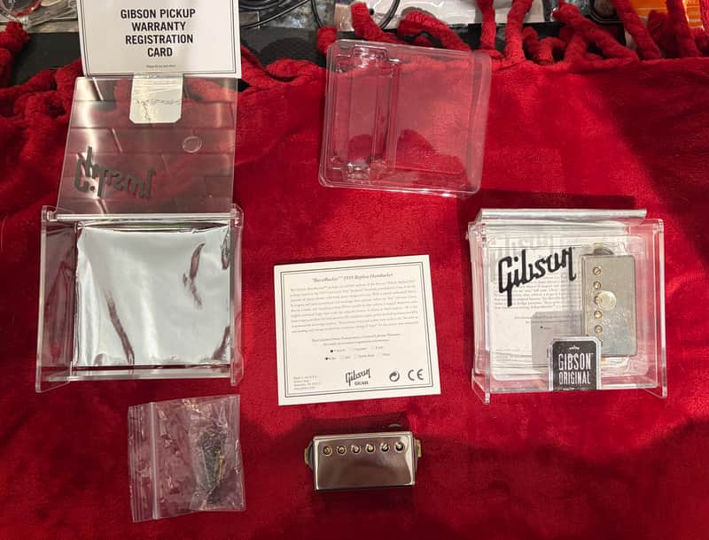 Gibson Burstbucker 1 and 2 Pickup Set 2012 - Aged Nickel