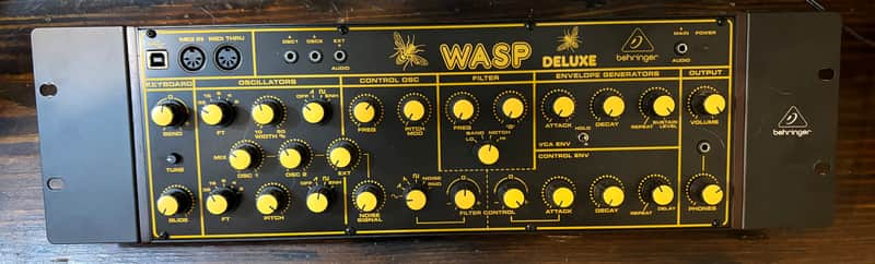 Behringer WASP Deluxe Desktop Synthesizer 2020 - Present Black image 1