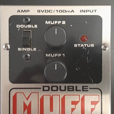 1990s-Early 2000s - Electro-Harmonix Double Muff Fuzz / Overdrive 2000s - Black / Red / Gray image 9