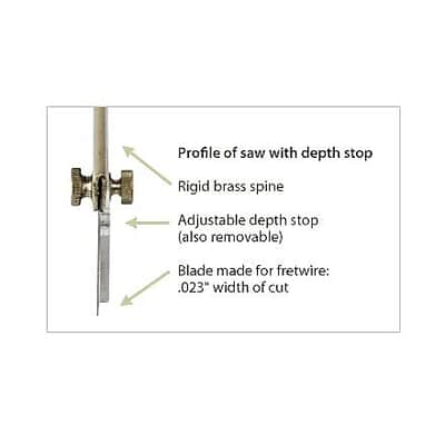 StewMac Fret Saw and Depth Stop image 3