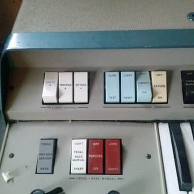 Farfisa Compact Duo with F/AR Power Source/Reverb Unit! image 3
