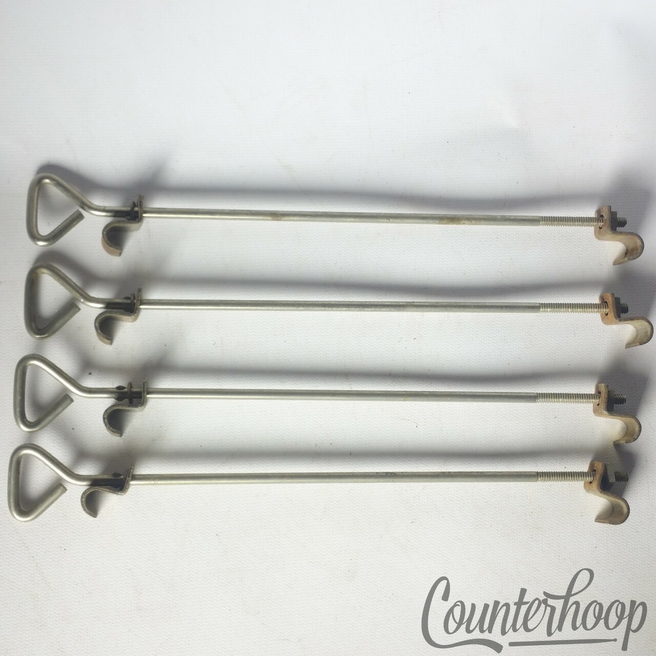 Rogers 4x Tom/Snare Drum 8 5/8" Single-Tension T-Rods+Claws Nickel Vintage 40s* — main photograph