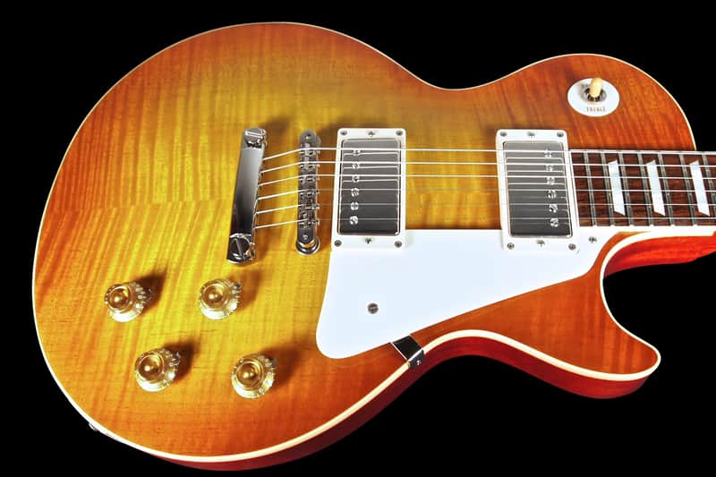 2014 Gibson Les Paul 1959 Custom Shop 59 Historic R9 Gloss ~ Only 7.7 LBS ~ Sunrise Teaburst image 1