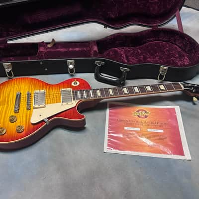 2007 Gibson Custom Shop Art & Historic LPR-9 1959 Les Paul Standard Reissue Cherryburst Flame w/OHSC image 23