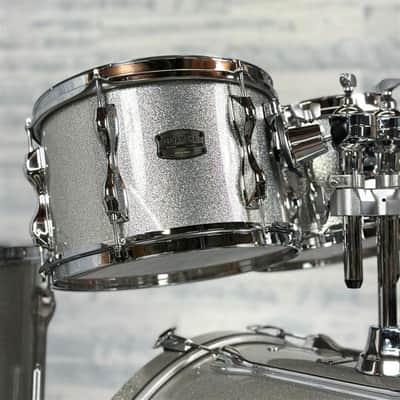 Yamaha Recording Custom 4pc Drum Set 22/10/12/16 Silver Sparkle image 3