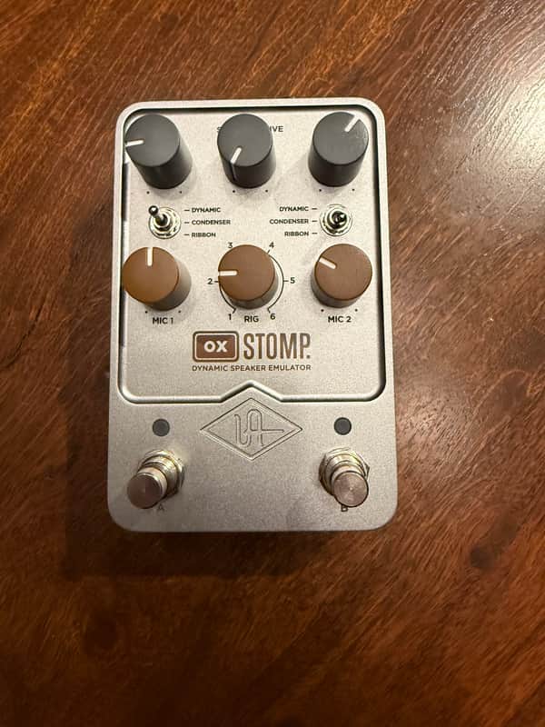 Universal Audio OX Stomp Dynamic Speaker Emulator 2023 - Present - Silver image 1