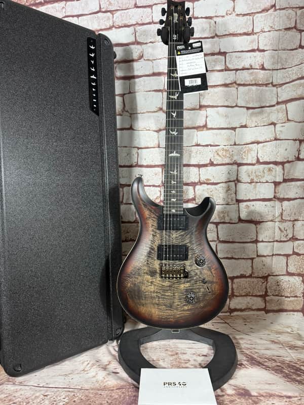 PRS 40th Anniversary Custom 24 Satin Limited Edition - Charcoal Tri-Color Burst #3 image 1