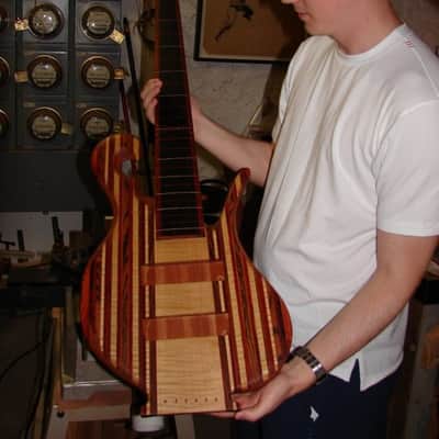 2006 Carl Thompson Rainbow 6-string Fretless Bass image 7