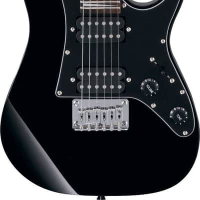 Ibanez GRGM21BKN Mikro 3/4 Size Electric Guitar, Black Night image 2