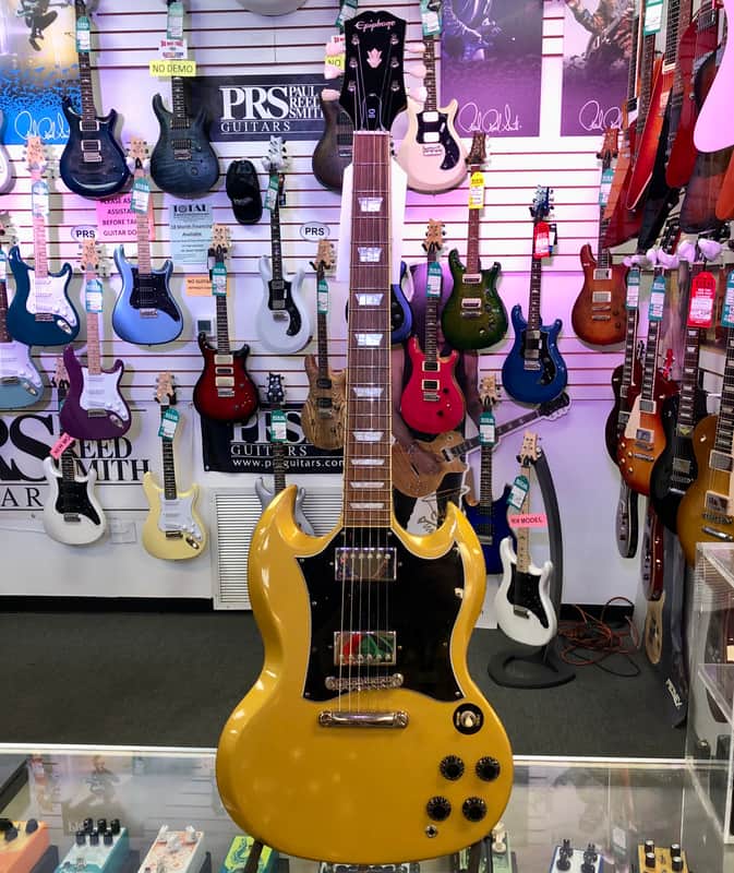 Epiphone SG Traditional Pro 2021 Metallic Gold - Pre Owned image 1