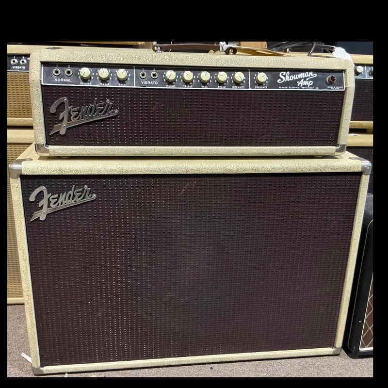 Fender Showman Amp Tube Guitar Amplifier Head + Speaker Cabinet 1961 - Local Pickup Only image 1