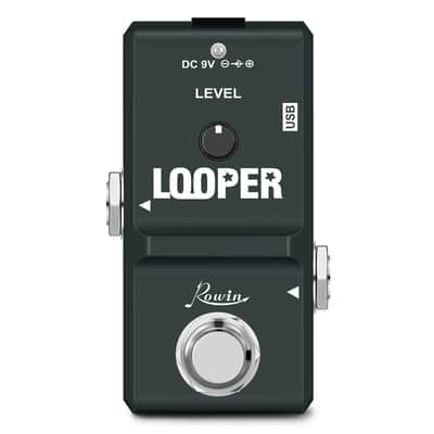 Rowin Looper Nano Electric Guitar Effect Pedal 10 Minutes of Looping Unlimited Overdubs + USB Cable image 2