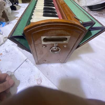 Dalsetina harmonium 45 years old, teack wood travel size image 2