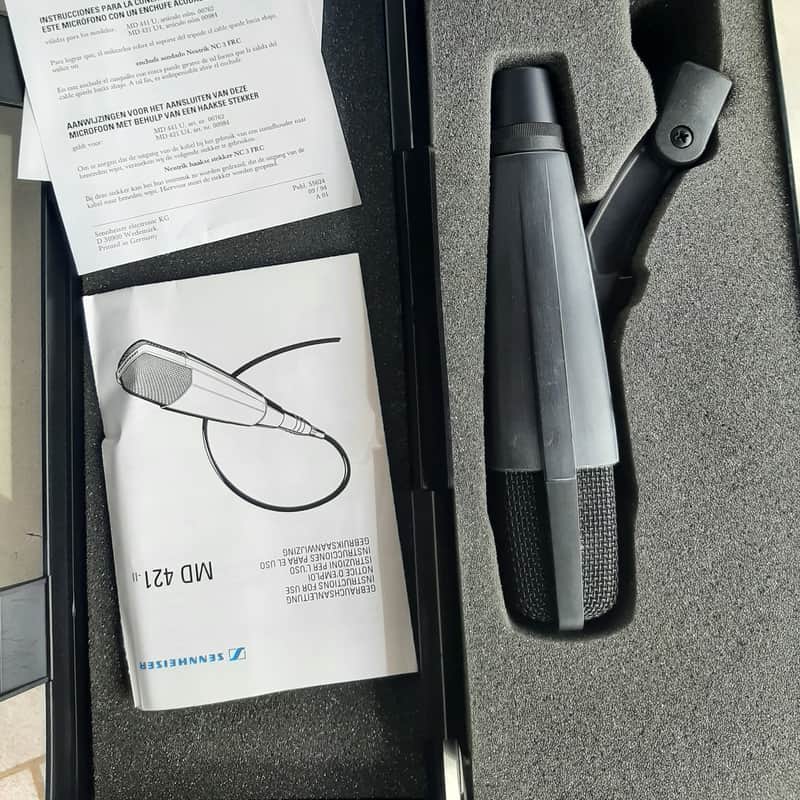 Sennheiser MD 421 II Dynamisches Studio-Richtmikrofon Schwarz