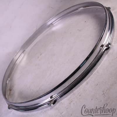 *Slingerland 16"Floor Tom Drum Batter/Res Rim/Hoop Stick-Saver 8-Lug Vintage 70s image 2