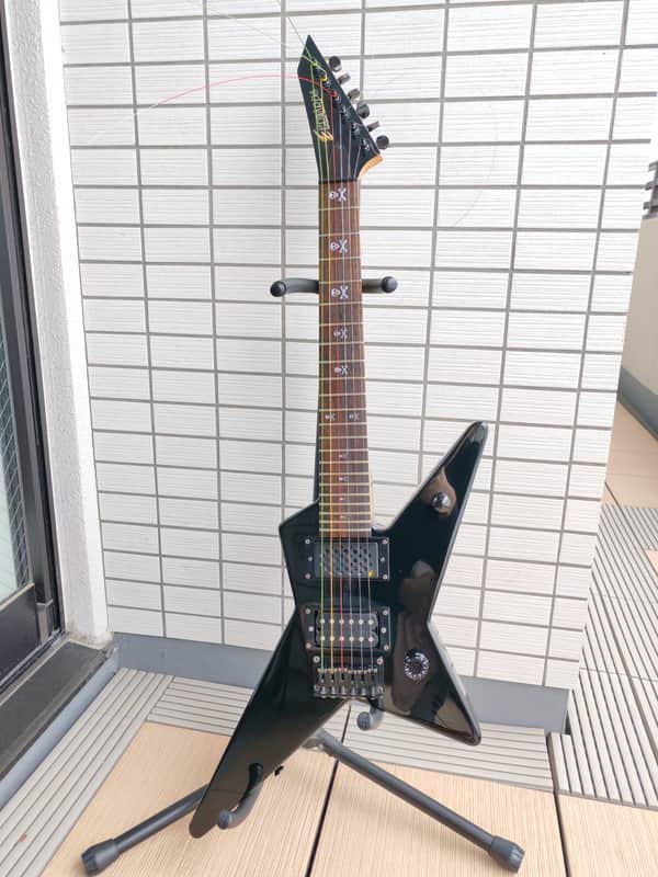 Edwards by ESP E-AS-36SM Skull Inlay - Anchang Star Sex Machineguns - MINI - Rare! image 1
