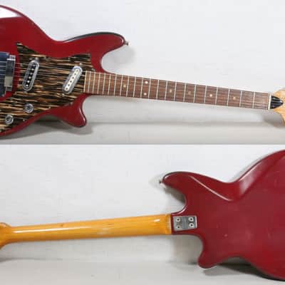 Framus Strato Super 5/155-52 Vintage Germany Electric Guitar 1967 Red - WOW! image 8