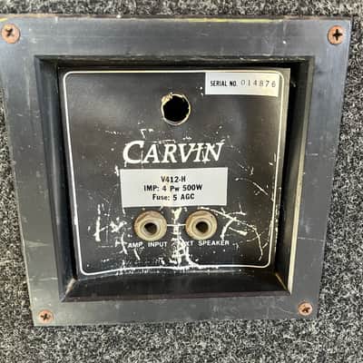 Carvin VINTAGE V-412H 1980s - Grey Carpet image 4
