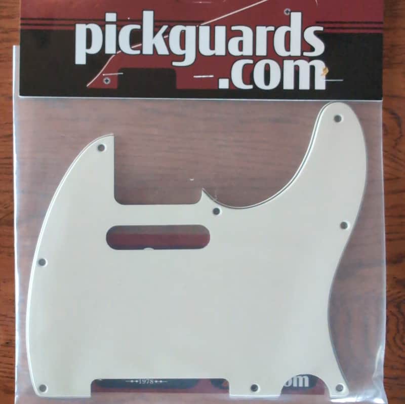 Parchment Telecaster 8-Hole Pickguard image 1
