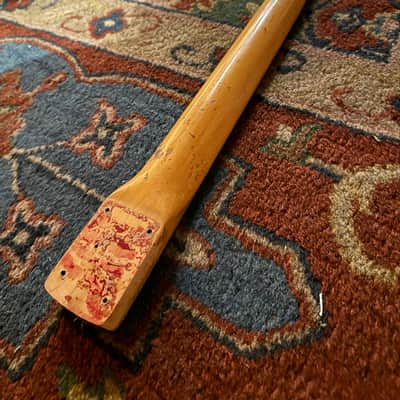 Original 1961 Fender Duo Sonic Rosewood Slab Neck image 3