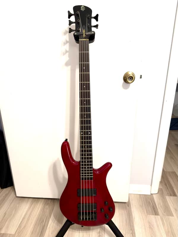 Spector NS2000/5 1999 - Transparent Red image 1