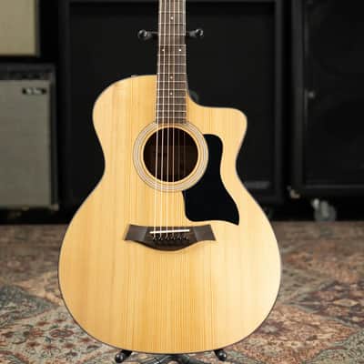 Taylor 114ce Grand Auditorium Acoustic-Electric Guitar with Structured Gig Bag image 3