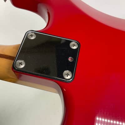 Vintage 1986 Squier Contemporary Fender Stratocaster Electric Guitar Red Japan image 16