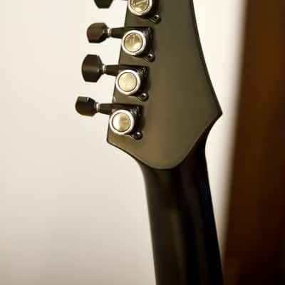 Tartarians Guitar Hand Carved Series - Explorer Model | "Hands Of Kraken X Rupes Nigra Ancient Map" | Equipped W/Fishman Fluence Single Width combined with Veyz Sustainer & Seymour Duncan AHB-1 | image 5