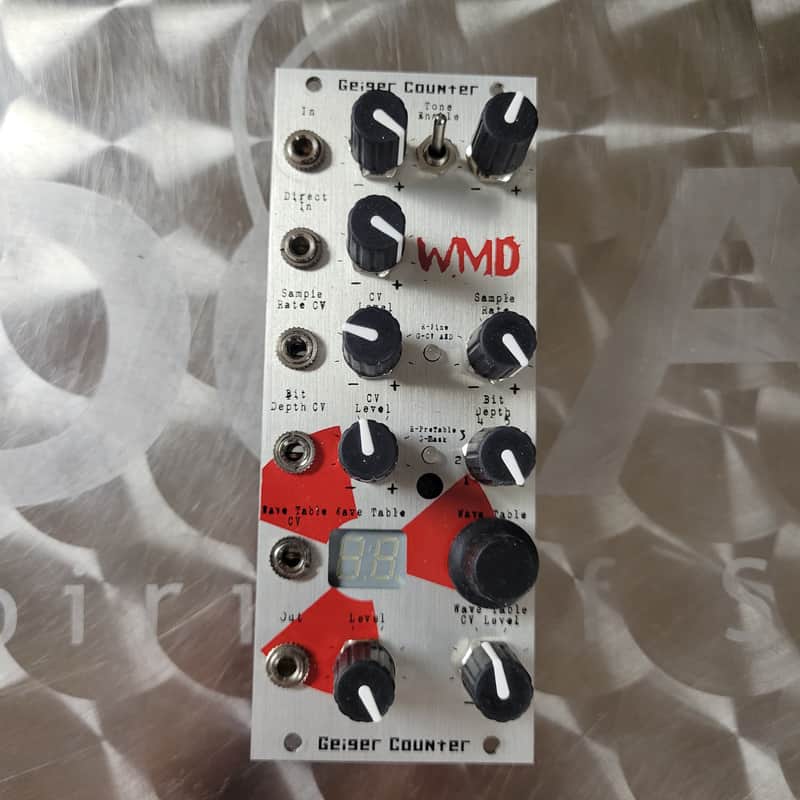 WMD Geiger Counter Eurorack Distortion Sample Rate - Silver image 1