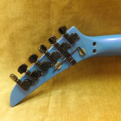1986 Kramer USA Stagemaster Deluxe Rare Flip Flop Blue Graphic Duncans,Floyd,Exc Free US Shipping! image 10