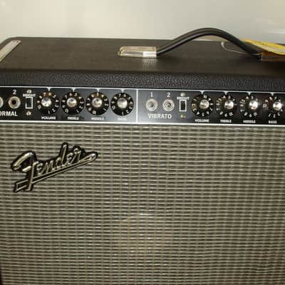 2005 Fender '65 Twin Reverb Custom 15 Reissue 85-Watt 1x15" Guitar Combo Amp image 4