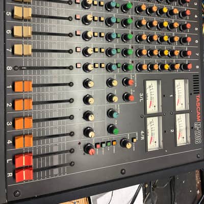 TASCAM Model 38 and M-208 Package Deal Possible 1988 - Grey Metal image 3