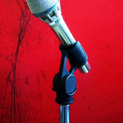 Vintage 1970's AKG D190E dynamic cardioid microphone w mic clip Low Z 280 OHMS D1000E # 1 image 5