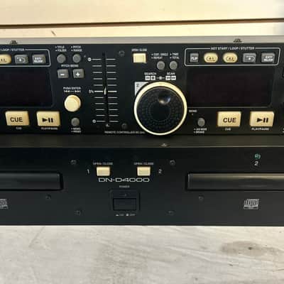Denon DN-D4000 Professional Dual CD/MP3 Rackmount DJ Player w/ RC-D4000 Controller – Very Good Condition image 1