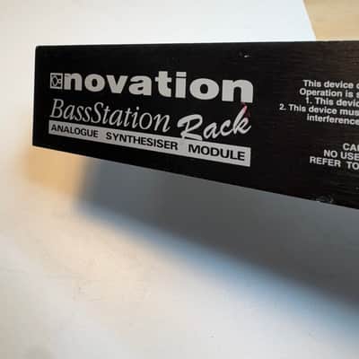 Novation Bass Station Rack Monophonic Synthesizer 1994 - Black Analog Synth MIDI CV Converter Vintage image 14