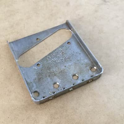 Lefty Fender American Vintage 1962 Reissue Serial Tele Bridge Plate USA Relic image 6