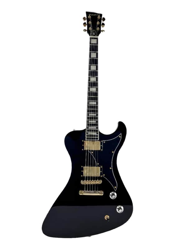 Dunable Guitars Dunable R2 DE v2 Gloss Black w/ Gold Hardware 2026 - Black