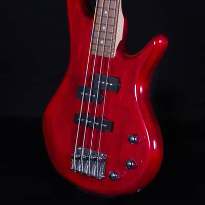 Ibanez GSRM20 Mikro 4-String Bass, Transparent Red image 2