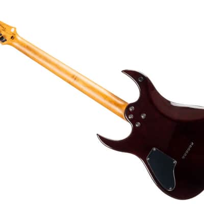 Spira S-450 TPP Double Cutaway Roasted Poplar Flamed Maple Top Canadian Roasted Maple Neck 6-String Electric Guitar image 4